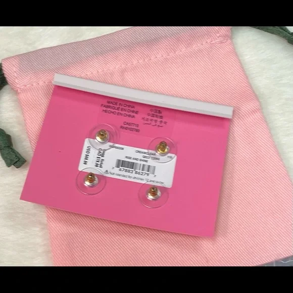 NWT KATE SPADE RISE & SHINE SET OF TWO 2 EARRINGS STUD - Picture 5 of 7